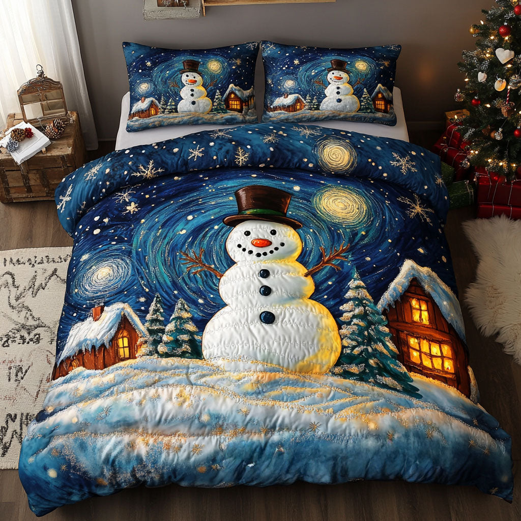 Holy Star Snowman WN0511057CL Duvet Cover Set