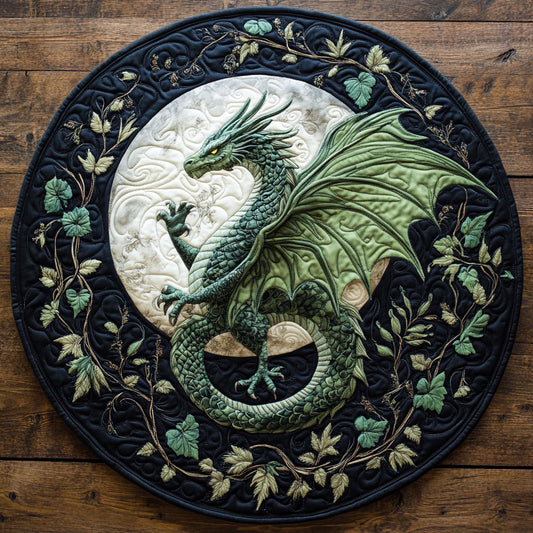 Mystic Dragon CW1505131CL Quilted Round Mat
