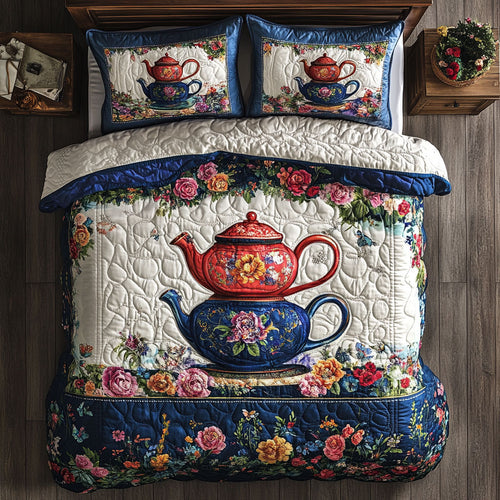 VintageTeaport In Flower WY1302121CL Duvet Cover Set