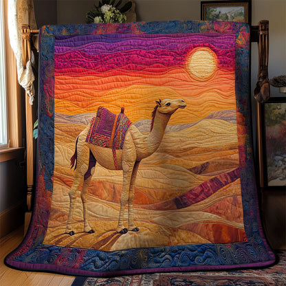 Camel In Sun Desert WY2103011CL Quilt