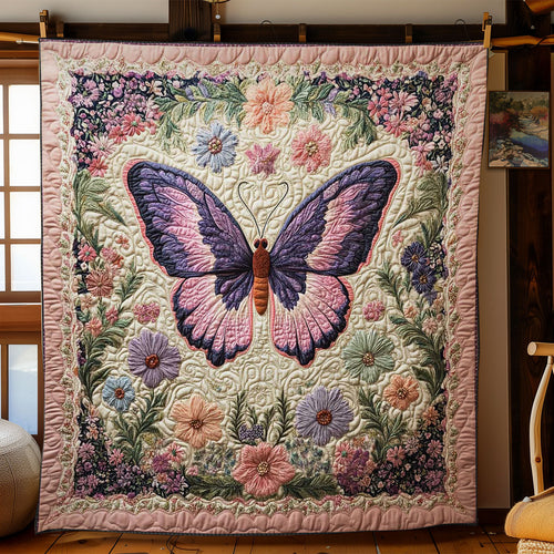 Floral Butterfly Dream WN0801034CL Quilt