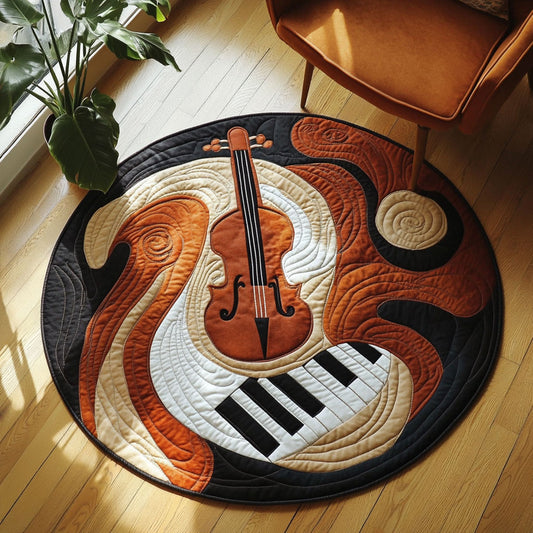 Guitar WX1005022CL Quilted Round Mat
