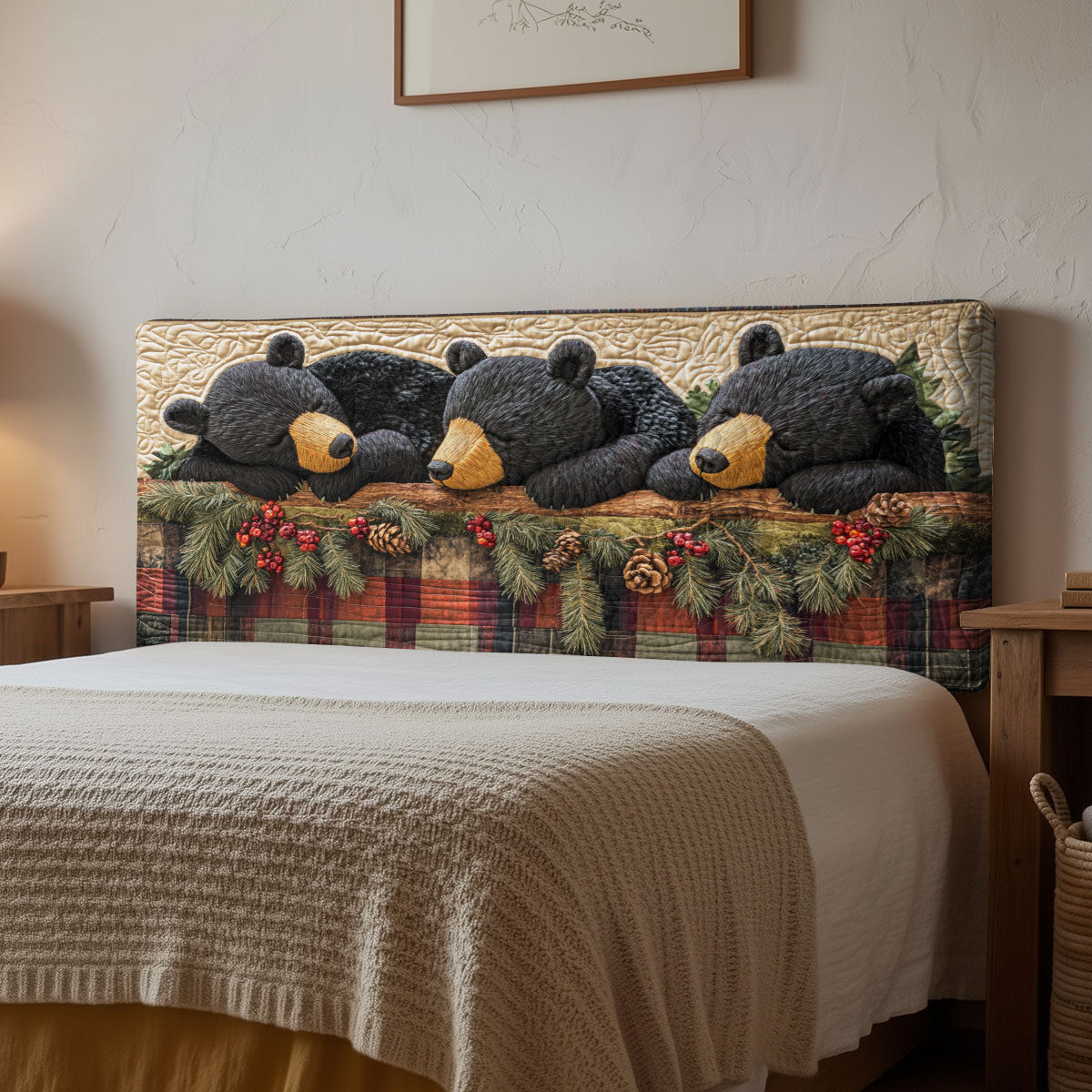 Bear Harmony CP1112030CL Quilted Headboard Slipcover