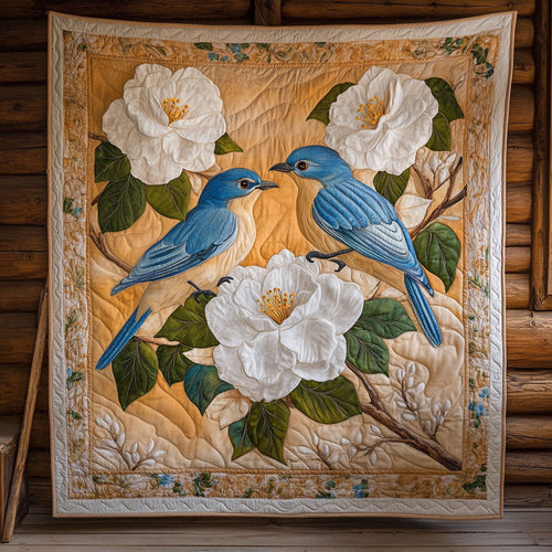 Floral Bird WX1905017CL Quilt