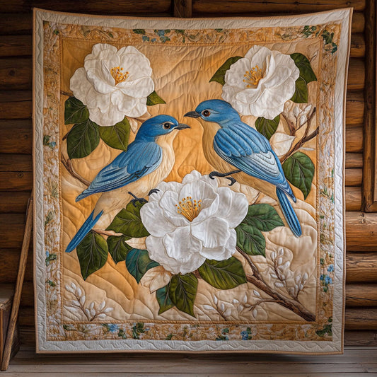 Floral Bird WX1905017CL Quilt