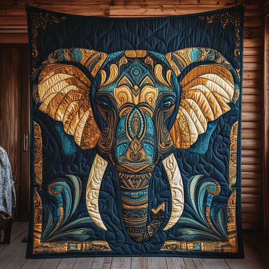 Tribal Elephant CW0506045CL Quilt