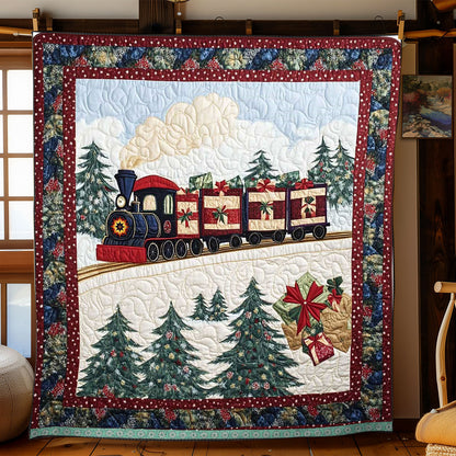 Snowy Train Christmas WP0711033CL Quilt