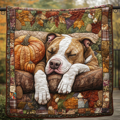 Sleeping Pitbull WU0811005CL Quilt