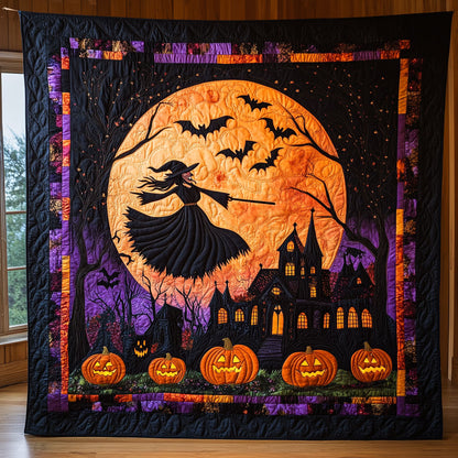 Pumpkin Witch CW2608036CL Quilt