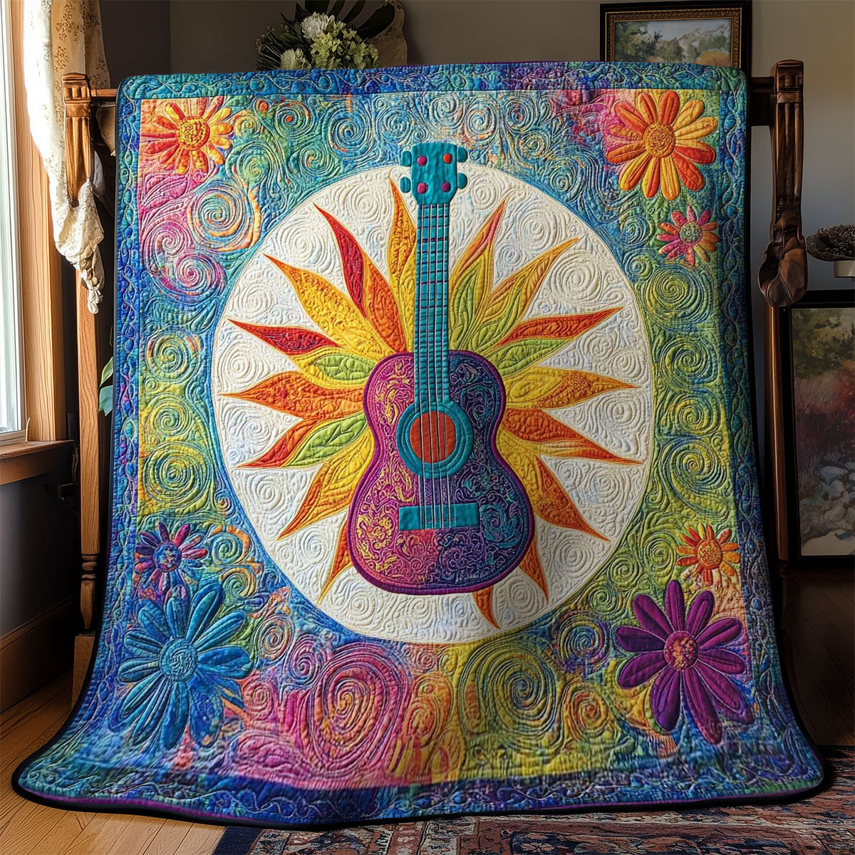 Guitar Of Peace WN1001022CL Quilt