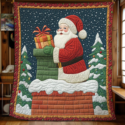 Winter Santa Gift CW1811071CL Quilt