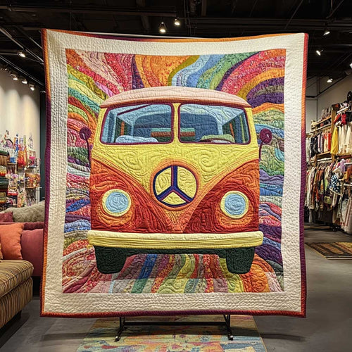 Hippie Heaven Van WP2911005CL Quilt
