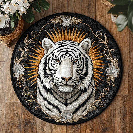 Floral Tiger WX2805017CL Quilted Round Mat
