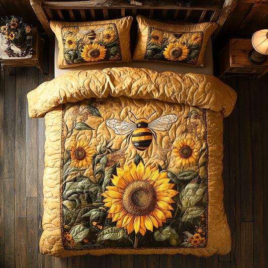 Sunflowe Garden Of Bee WY0901113CL Duvet Cover Set