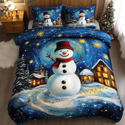 Winter Sky Snowman WN0511120CL Duvet Cover Set
