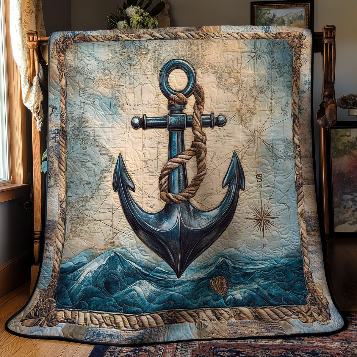 Nautical Anchor WN0602014CL Quilt