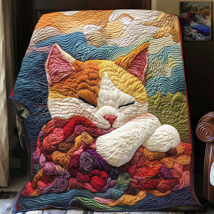 Colorful Cat Wool WP1905012CL Quilt