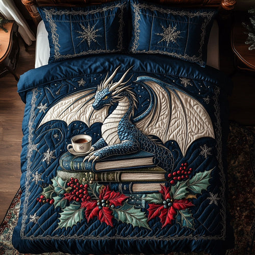 Christmas Book Dragon CW1011034CL Duvet Cover Set