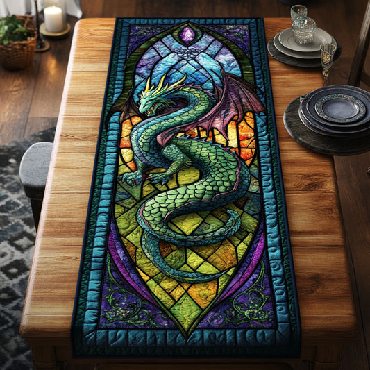 Dragon Spirit CW1301170CL Quilted Table Runner