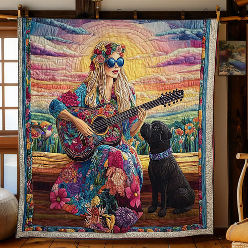 Hippie Girl WY1912042CL Quilt