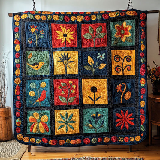 Garden Folk Blocks WY2807047CL Quilt
