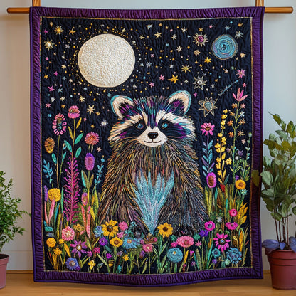 Bloom Night Raccoon CW1501066CL Quilt