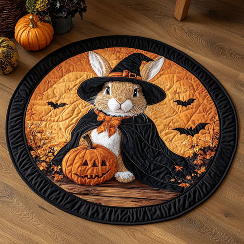 Pumpkin Trickster CP0410064CL Quilted Round Mat