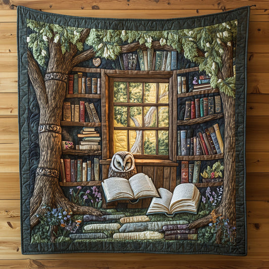 Owl’s Reading Nook CP0306017CL Quilt