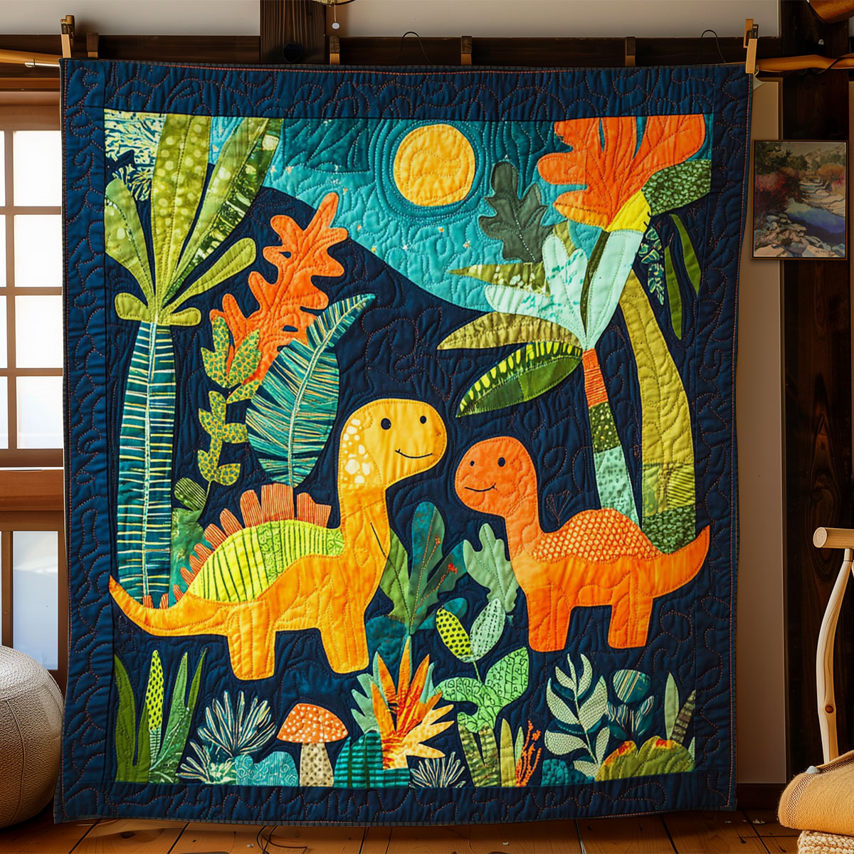 Dinosaur WY1202094CL Quilt
