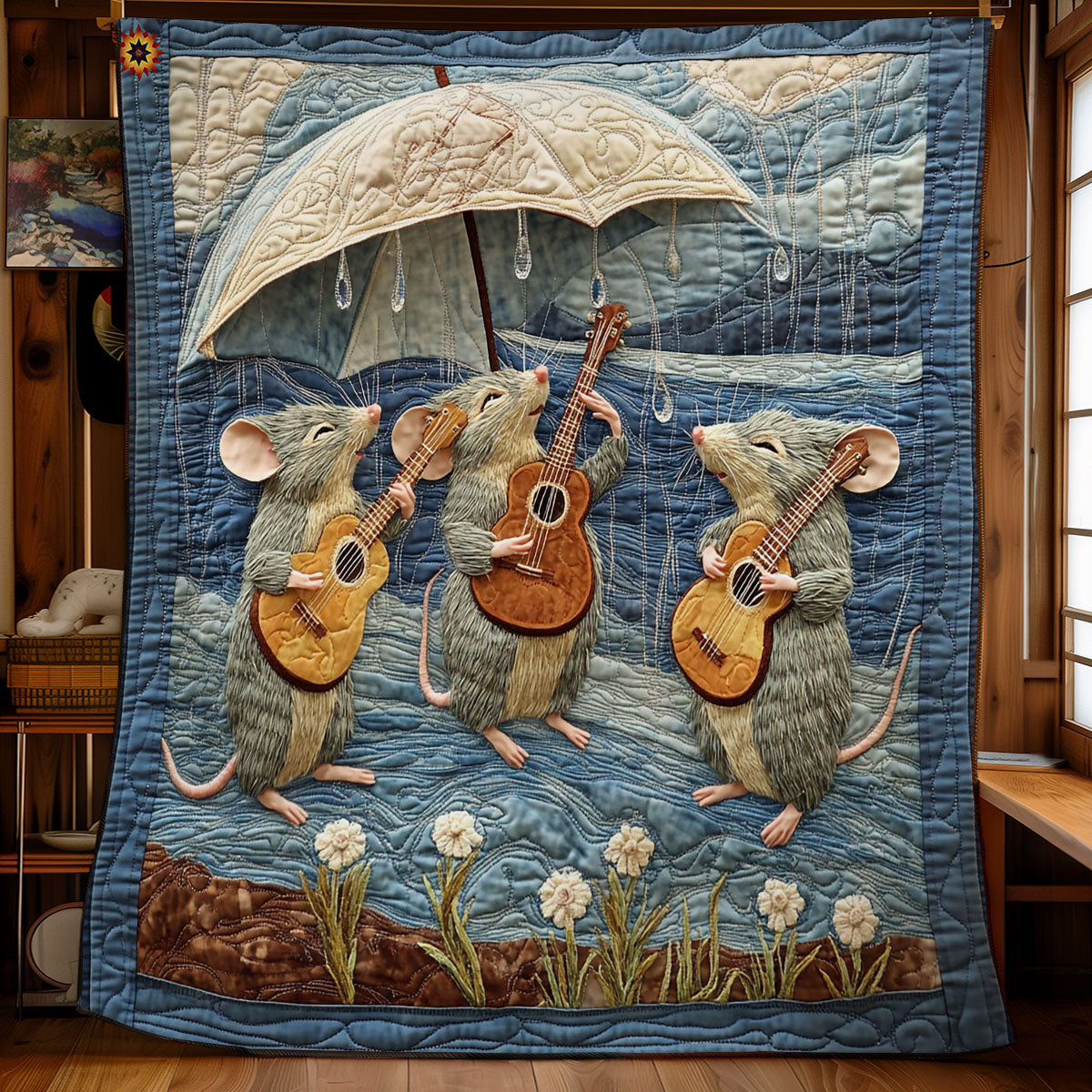 Mouse Music Band WY2612034CL Quilt