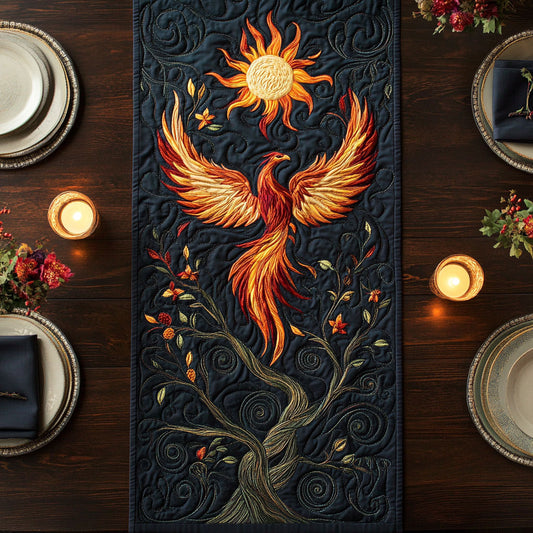 Born From Fire CP2705035CL Quilted Table Runner