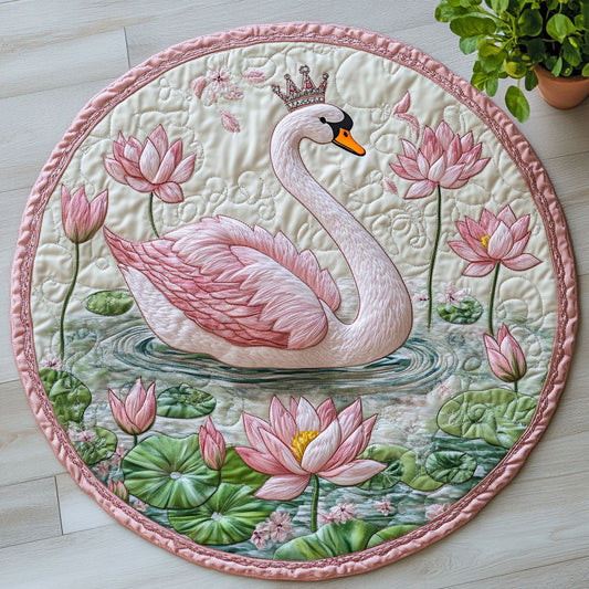 Swan Lake CW0606049CL Quilted Round Mat