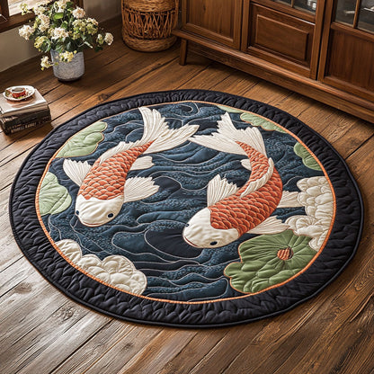 Lotus Harmony CP1808103CL Quilted Round Mat