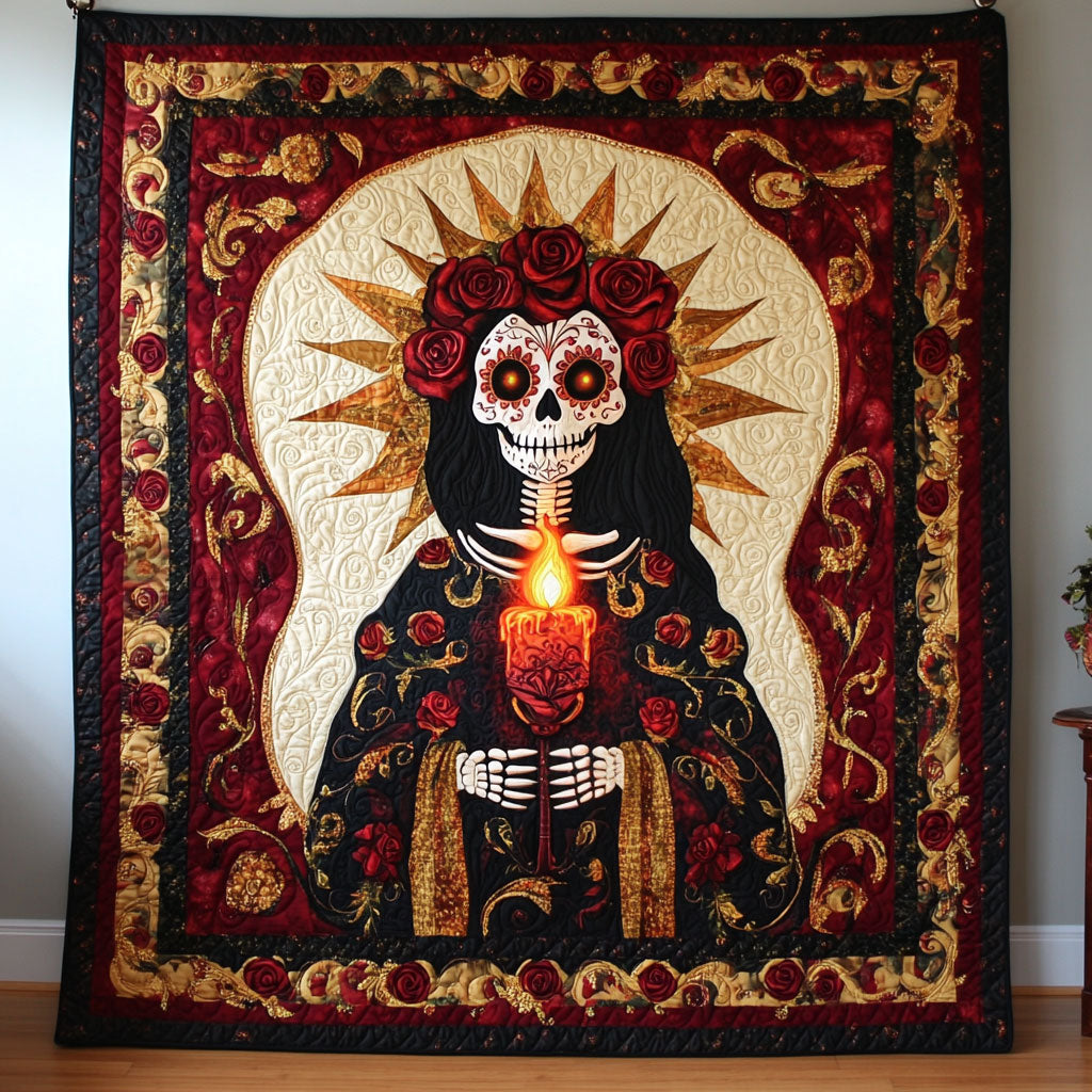 Skull With Candle DH0410063CL Quilt