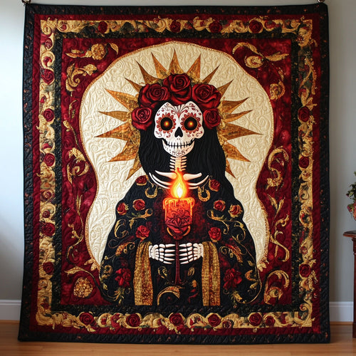 Skull With Candle DH0410063CL Quilt