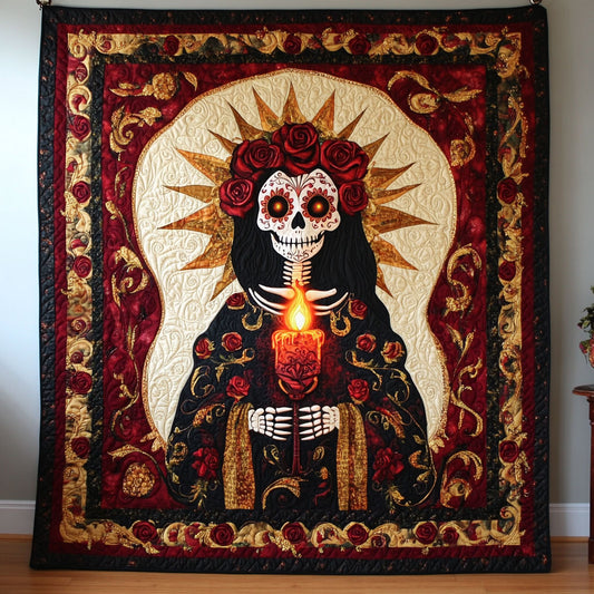 Skull With Candle DH0410063CL Quilt