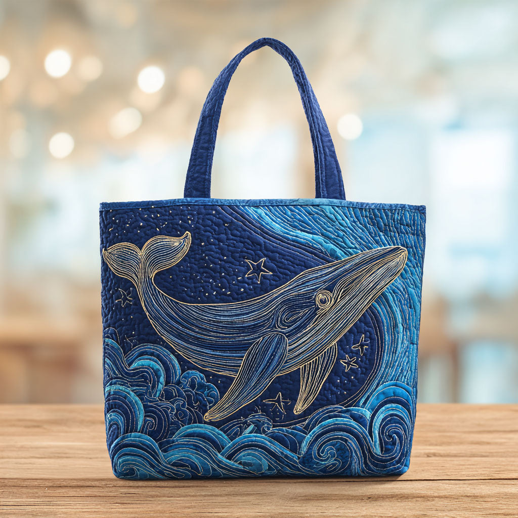 Blue Whale CW1401026CL Quilted Tote Bag