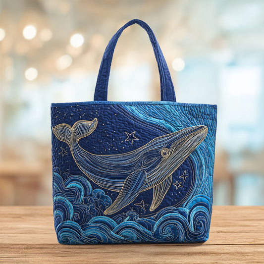 Blue Whale CW1401026CL Quilted Tote Bag