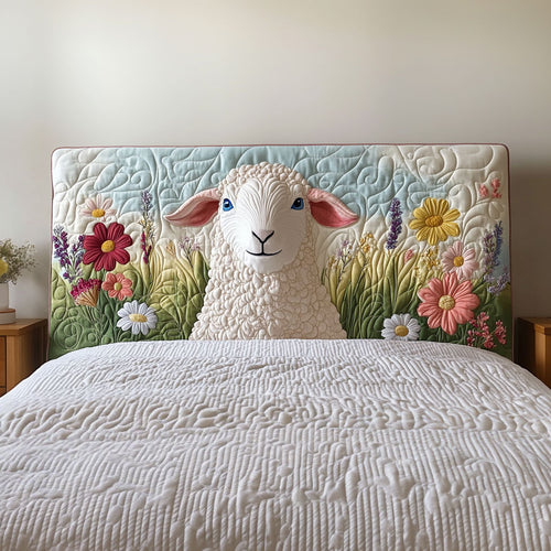 Naive Sheep QA0501020CL Quilted Headboard Slipcover