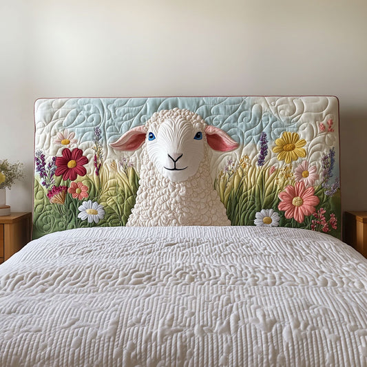 Naive Sheep QA0501020CL Quilted Headboard Slipcover