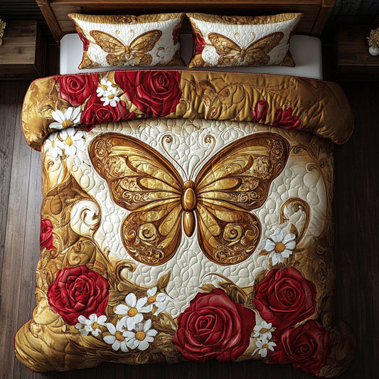 Royal Gold Butterfly WY0502031CL Duvet Cover Set