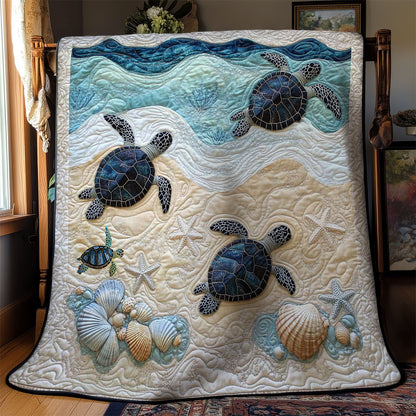 Coastal Turtle Bliss WN1212004CL Quilt