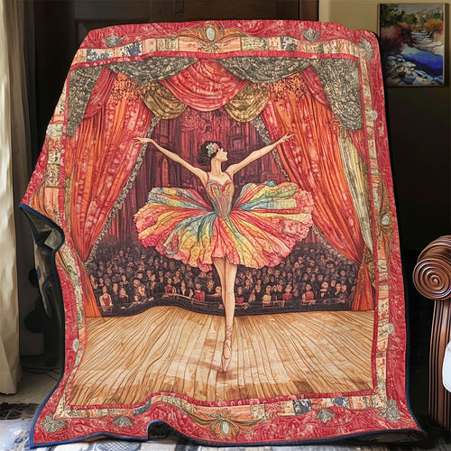 Ballet Artist In Stage WY0801002CL Quilt