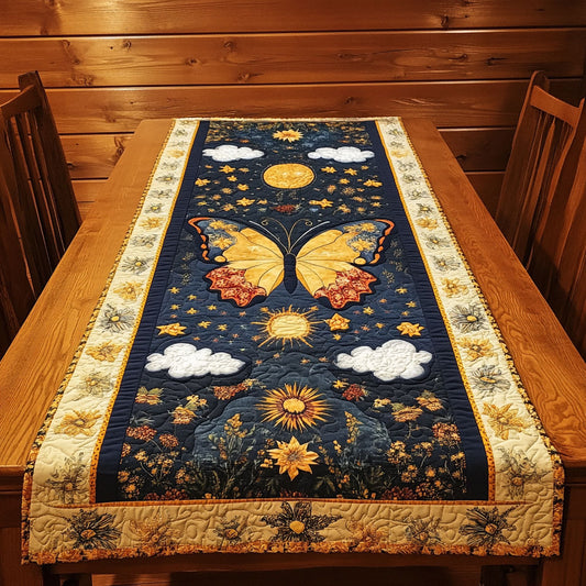 Cosmic Butterfly CP1405026CL Quilted Table Runner