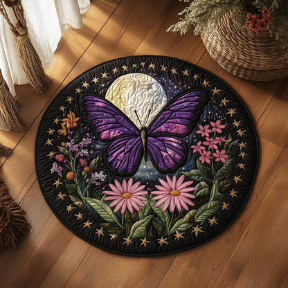 Night Garden WY1107026CL Quilted Round Mat