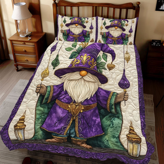 Gnome Mardi Gras WX1812065CL Duvet Cover Set
