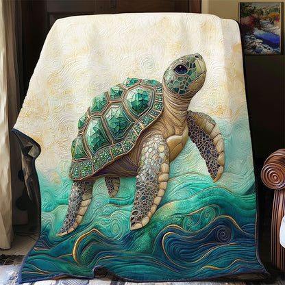 Turtle Portrait WY2702123CL Quilt