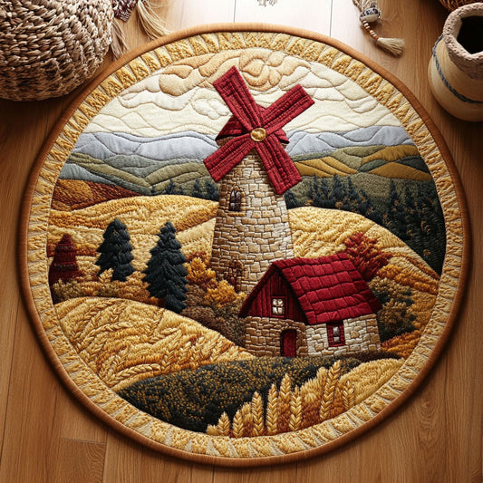 Harvest Hill WY2305012CL Quilted Round Mat