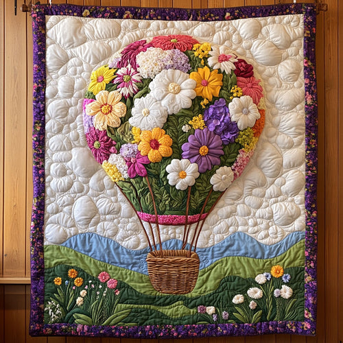 Flower AirBalloon CP1006015CL Quilt