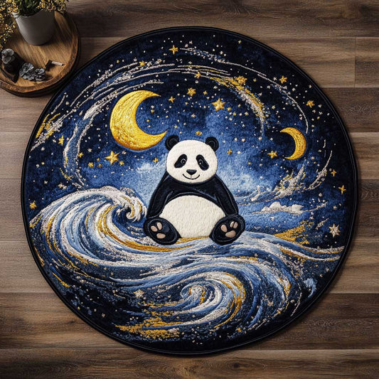 Starry Panda WN2404025CL Quilted Round Mat